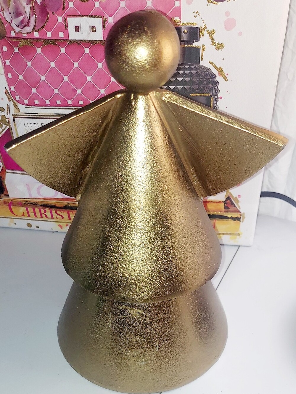 Gold Decorative Angel Figurine